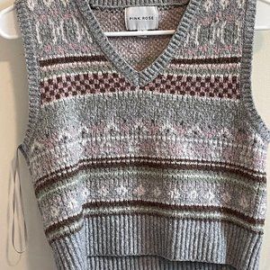 Sweater vest (Matching cardigan on profile)